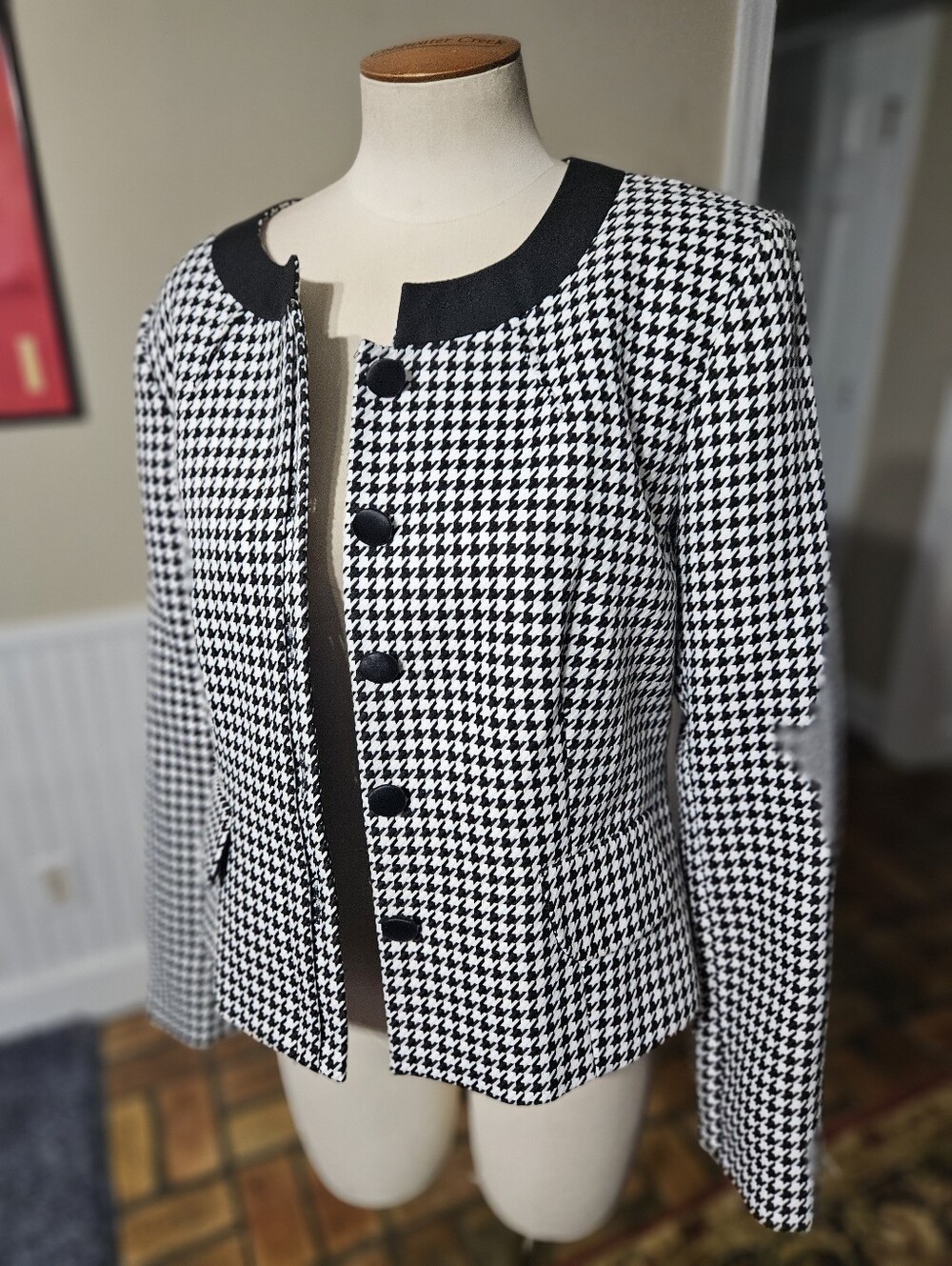 Isabella Houndstooth Jacket Size 10